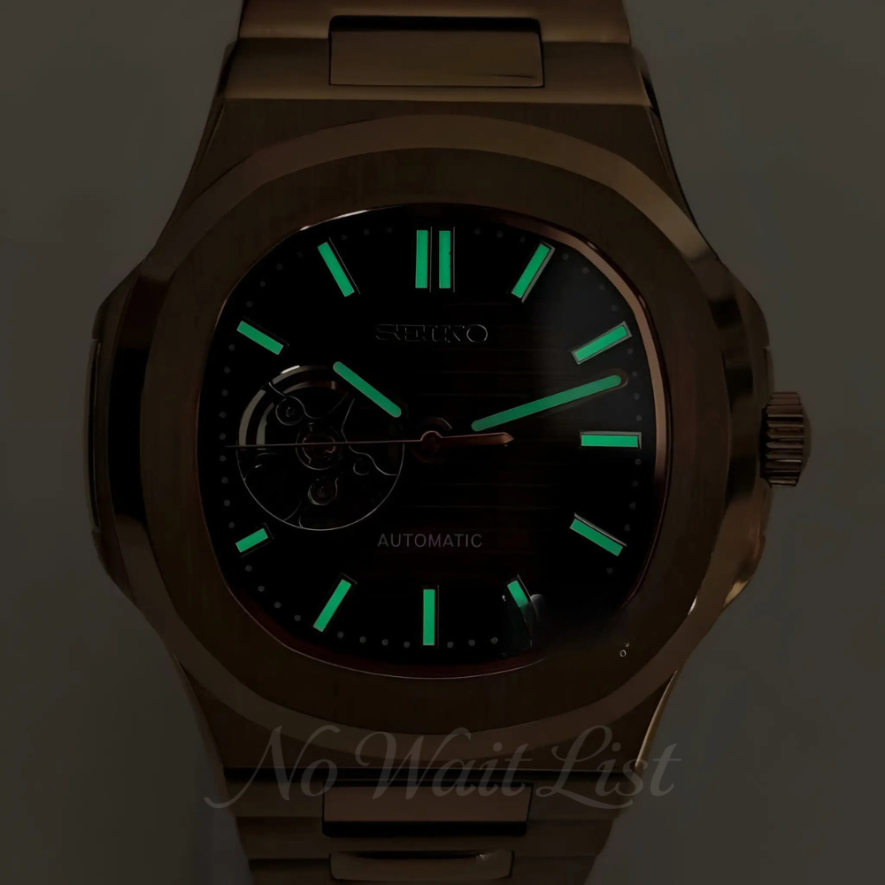 Nautiko | Rose Gold Chocolate Open Heart