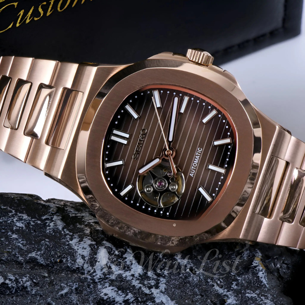 Nautiko | Rose Gold Chocolate Open Heart