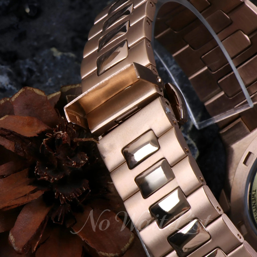 Nautiko | Rose Gold Chocolate Open Heart