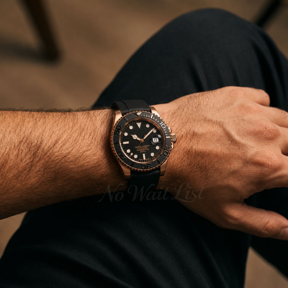 SeikoMariner - Rose Gold Black