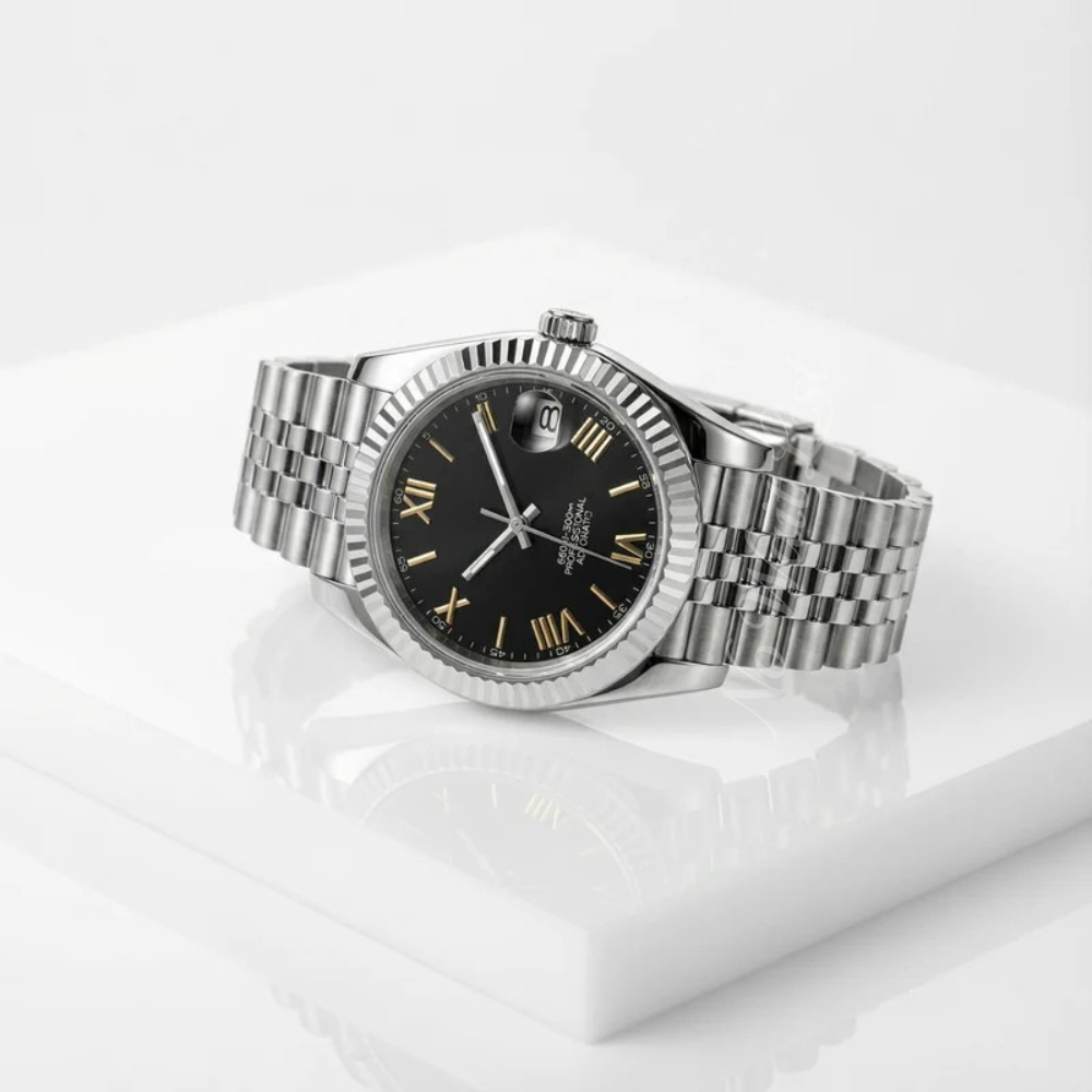 SeikoJust - Roman Gold Black
