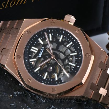 Royal Seikoak | Rose Gold Skeleton