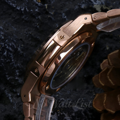 Nautiko | Rose Gold Chocolate Open Heart